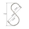 S Shaped Hooks, Large S Hooks, Stainless Steel, Set of