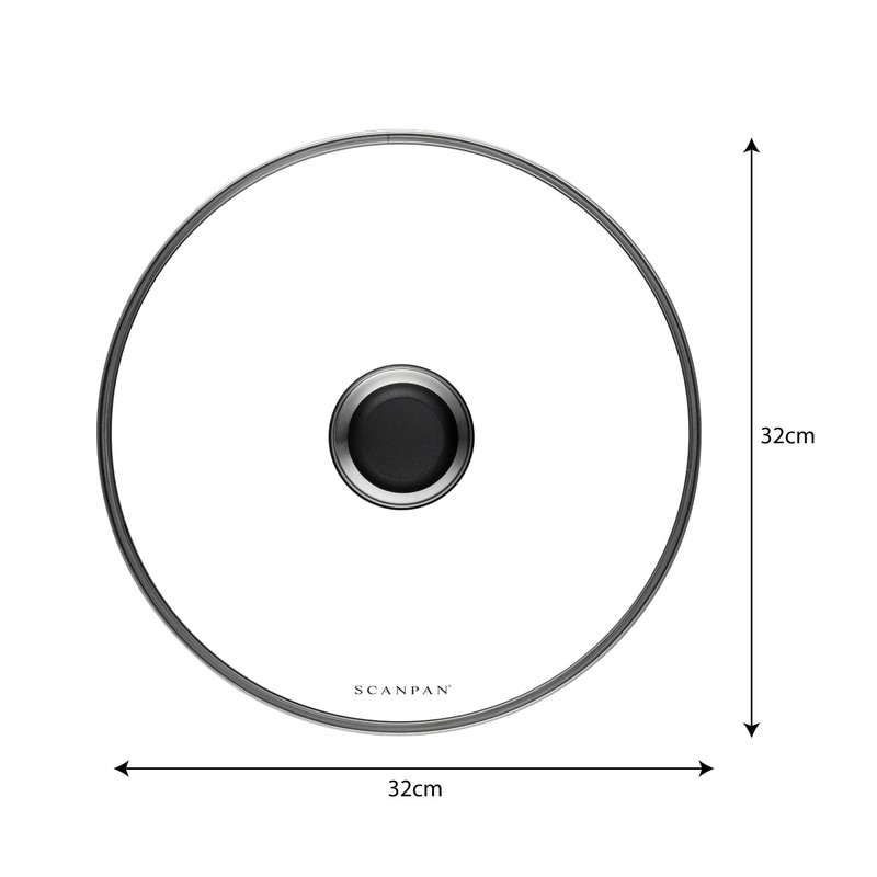 Scanpan Classic 12-1/2-Inch Glass Cover