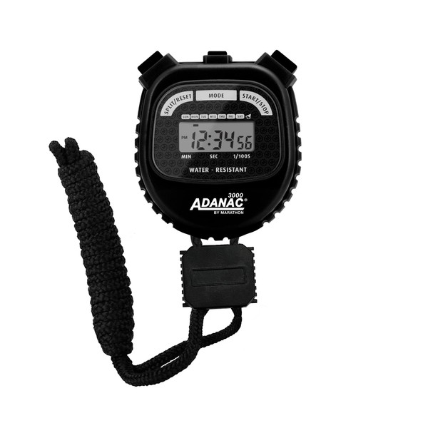 MARATHON Adanac 3000 Digital Stopwatch Timer with Extra Large Display and Buttons, Water Resistant