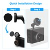 CERCGVEL 4Pcs/6Pcs Adhesive Metal Piece Compatible with Garmin Low-Profile Magnetic