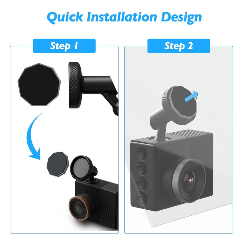 CERCGVEL 4Pcs/6Pcs Adhesive Metal Piece Compatible with Garmin Low-Profile Magnetic