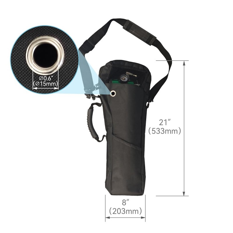 Portable Oxygen Shoulder Bag for A, B(M6), C(M9), D, M2,