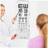 BIUDECO Eye Chart with Height Measure Standard Visual Testing Chart