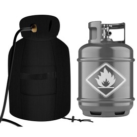 20 lb RV Propane Tank Cover, 600D Waterproof Outdoor Cylinder Cover
