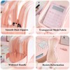RuiChy Transparent Mesh Pen Case, Pencil Case, Large Capacity, Double