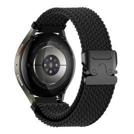 YASPARK Braided Straps for Galaxy Watch 7/6/5/4/FE 40 mm 44 mm/5 Pro/Watch 4 6 Classic 47 mm 43 mm 46 mm 42 mm/3 41 mm/Active 2, 20 mm Fabric Elastic Sport Nylon Replacement Strap for Vivoactive 5/3