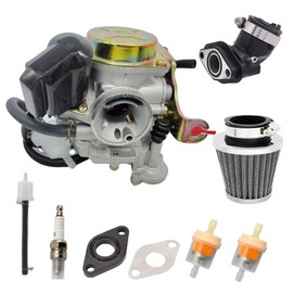 50CC Carburetor 4 Stroke GY6 High Performance 139QMB Carburetor Compatible for 49cc 50cc Scooter Moped PD18J Carb Engine Taotao 80cc PD18J scooter