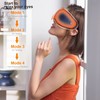 Sleep Eye Mask, Rechargeable Cordless Eye Massager with Heat and