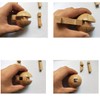 Handmade Wooden Puzzle Magic Ball Brain Teasers Toy Intelligence Game