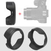 LH‑DC90 Lens Hood, Camera Lens Sunshade Rainproof Cover Replacement for
