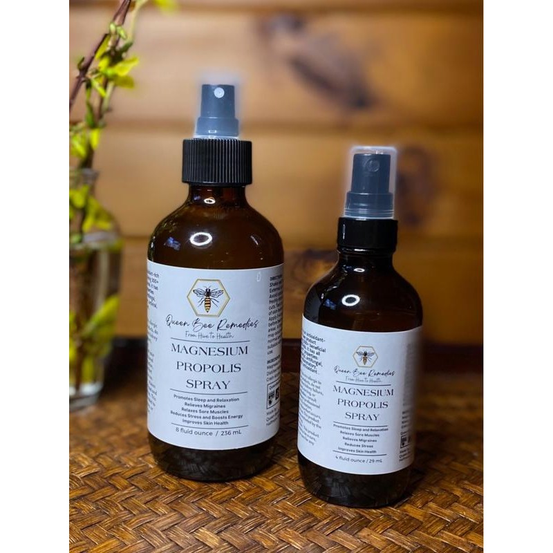 Queen Bee Remedies LLC Magnesium Spray Lavender, Vanilla, Unscented 4oz