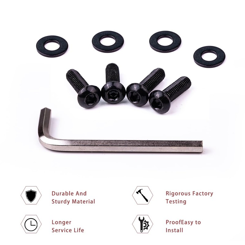Center Bolts 23155297 - Juego de 4 alerones de mimbre