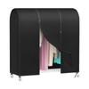 Zilink 60'' Garment Rack Cover Dustproof Clothes Rack Cover Breathable