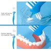 CHUANGOU Denture Care Set, Denture Box, Denture Brushes Denture Baths