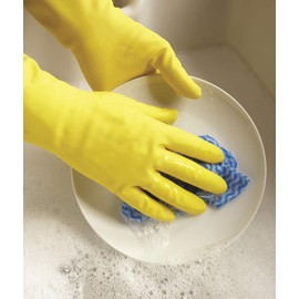 Everyday Catering Rubber Gloves, Large, 6 Pairs