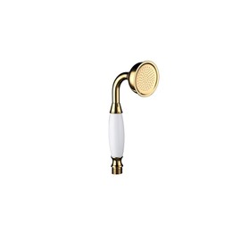KINGBATH™ Traditional Hand Shower Head Bath Shower Handset Bathroom Shower Head Handset Handheld Brushed Brass Gold