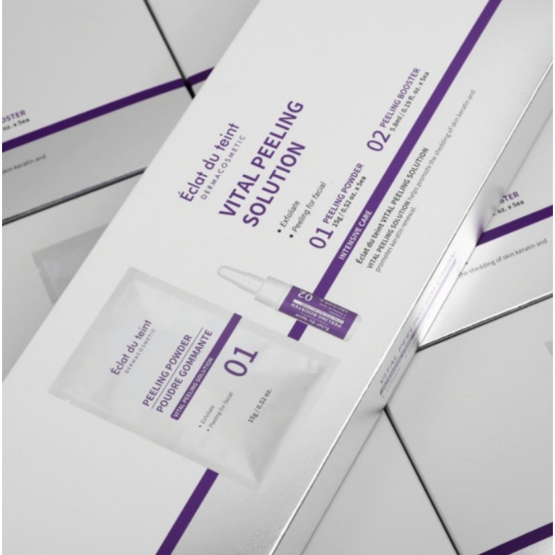 Eclat Dutin/Vital Peeling Solution 1 box (5 servings) / 에끌라뒤땅/바이탈