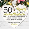 50th Wedding Anniversary Heart Plaque - Celebrate Half a Century