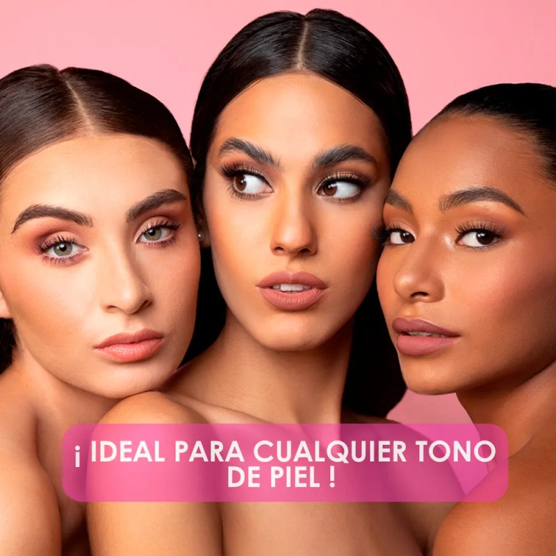 Pink Up, Polvo Compacto Hd, Matificante, Pieles Mixtas Color Transparente