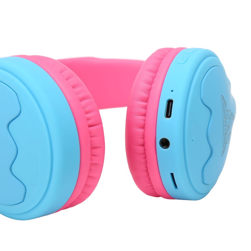 Bluetooth Kids Headphone Stereo Noise Reduction RGB Light Foldable Children