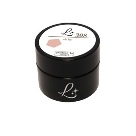 LinoGel Skin Color Series 308 LED / UV Light Compatible 0.2 oz (5 g) Sheer Color Professional Gel Nail Color Nail Gel Nail Color Single Item