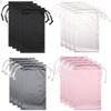 NIOIPXA 16pcs Sunglasses Pouch,Eyeglass Storage Bag with Drawstring Closure,Soft Microfiber