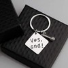 Yes And Keychain Gift for Actors Improvisation Key Ring Comedian