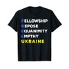 Fellowship Repose Equanimity Empthy Stand With Ukraine Flag T-Shirt