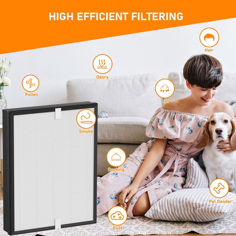 Skymechy AP-528 True HEPA Replacement Filter Compatible with Air Choice