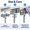 4-Wheel Sliding Door Roller for Wardrobes – Ceiling Track Trolley