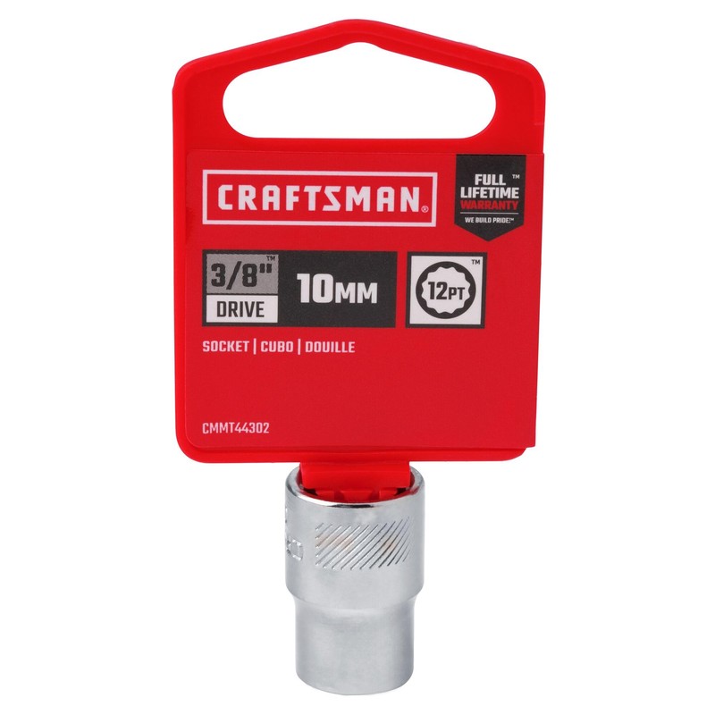 CRAFTSMAN 3/8 Drive Metric 12 Point Standard Socket (CMMT44302)
