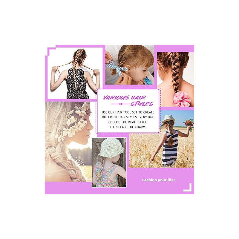 MORGLES Topsy Tail Hair Tool, Hair Braiding Tool for DIY