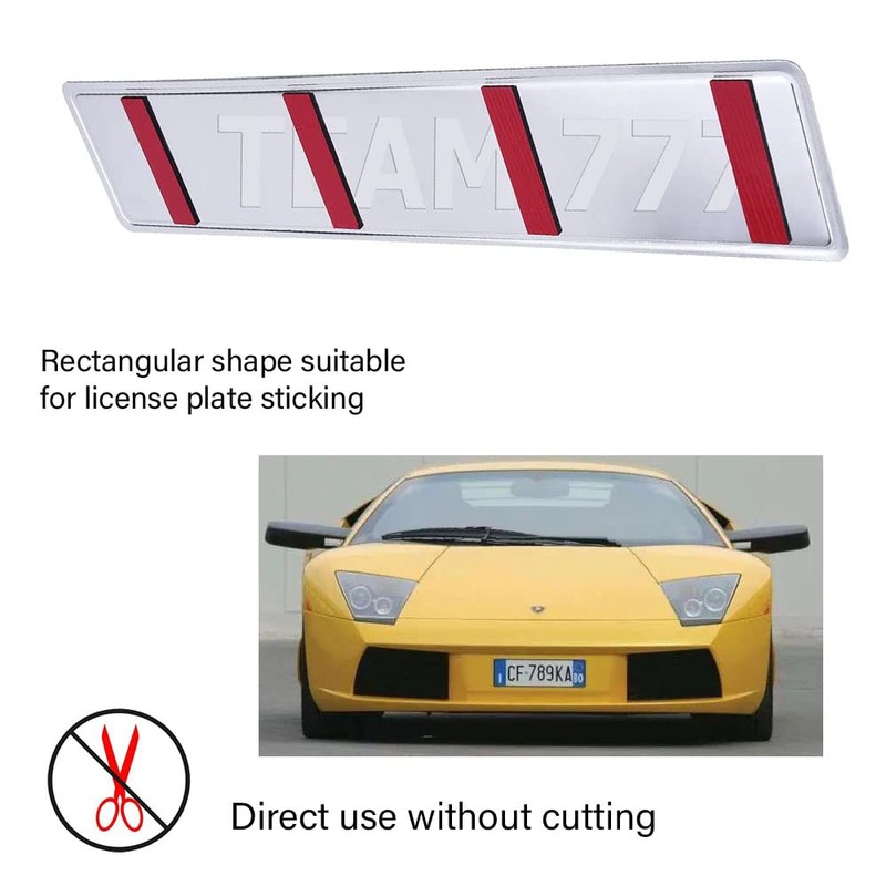 10Pcs Number Plate Sticky Pads Double Sided Sticky Pads for