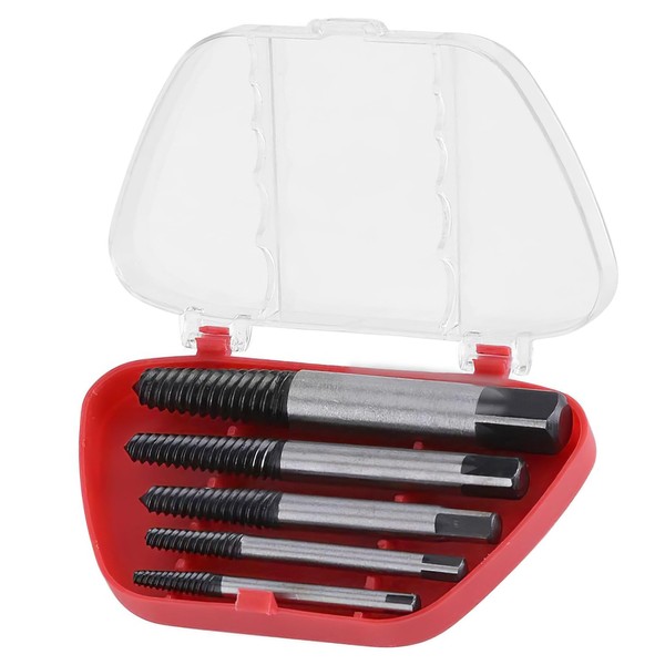 5 Piece Screw Extractor Set, Professional 5-Piece Screw Extractor Set