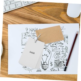 TEHAUX DIY Blank Flash Cards Paper Note Cards for Revision Studying and Crafting