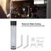 240mm Reservoir Water Cooling Cylindrical 4 Holes G1/4 Thread Acrylic