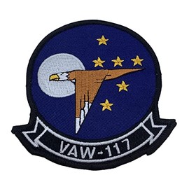 Squadron Nostalgia LLC VAW-117 Wallbangers Patch – with Hook and Loop