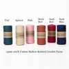 Likeecords Cotton Crochet Yarn for Bag,2Mm X 160 Yards,Macrame Cord,Chunky