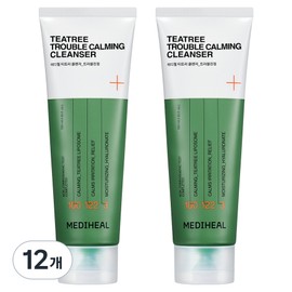 Mediheal Tea Tree Trouble Soothing Cleansing Foam, 120ml, 12 pieces / 메디힐 티트리 트러블진정 클렌징폼, 120ml, 12개