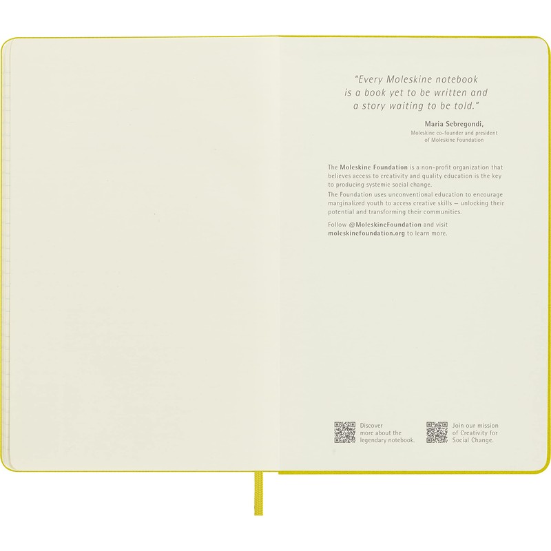 Moleskine Classic Ruled Notebook with Elastic Closure Silk Cover Large