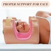 SAGUD Memory Foam Face Pillow for Side Sleeper Anti-Wrinkle Massage