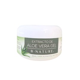 B Nature Extracto de Aloe Vera Gel, 250g, 95% Aloe Barbadensis, Ideal para Piel Irritada, Hidratante y Calmante Natural
