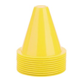Traffic Cone, Marking Cone, Children's Outdoor, Marking Cone, Football Traffic Cone, Training Cones, 10 Pieces Football Cones, Football Cones, Plastic Marker Holder for Kids, Adults, Speed A