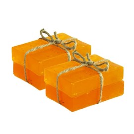 SaffroseLA Handmade Pure Glycerine Saffron Soap that deep cleans your skin, giving a natural shine to your skin. Removes tanning 100% Organic, 100 Gr (pack of 4)