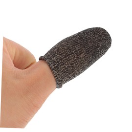 TEHAUX 10 Pairs Gaming Finger Sleeve Gaming Sleeve Anti Sweat Finger Sleeve for Gaming Finger Protector Gloves for Gaming Gamer Sweat Block for Men Cover Finger Sleeves Tr Fabric