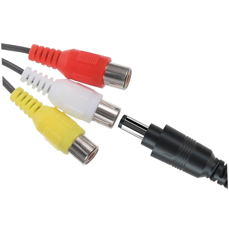 LABRIMP 3Pcs Video Adapter Cord to Female Audio Video Cable