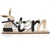 com-four® 3 x Set of 2 Wooden Easter Decorations -