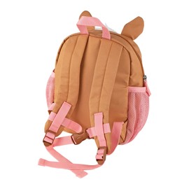 SIGIKID Mini Backpack Children's Backpack for Crib, Nursery, Trips Recommended for Girls from 2 Years, Pink/Brown/Pony, Casual