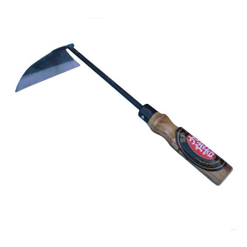 KOOYORK Japanese Garden Tools, Scythe Tool Long Handle, Garden Hoe