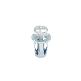 binifiMux 10-Pack M5x25mm Jack Nuts Petal Nuts Expansion Nut Thins Fixings Dowels with Screws Assembly for Hollow Wall Iron Skin Line Use in Thin Soft Wall